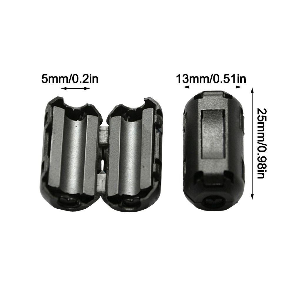 10 Stück Nickel-Zink-Material Kabelfilter Entstörungs-Magnetring Entmagnetisierungsanwendung