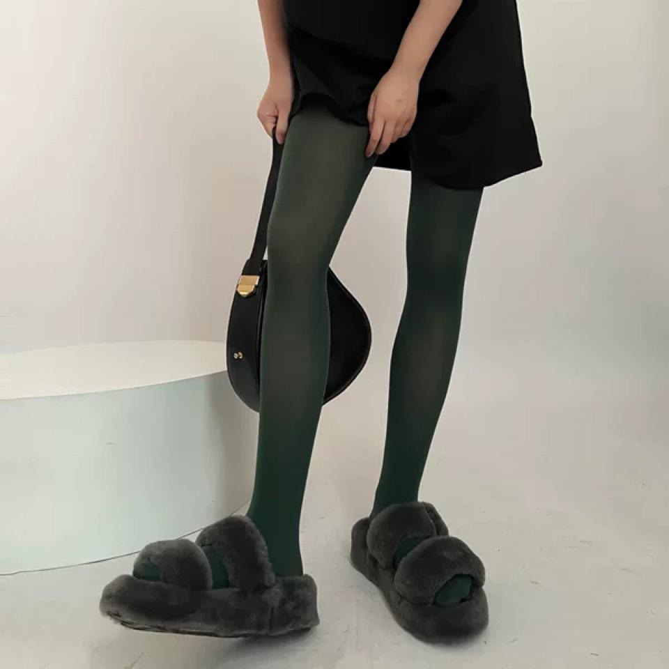 Song Hye-kyo Weinrot Matte Formende Strumpfhose – Mikro-Kompression, Blickdicht, Leggings für Frühling/Herbst