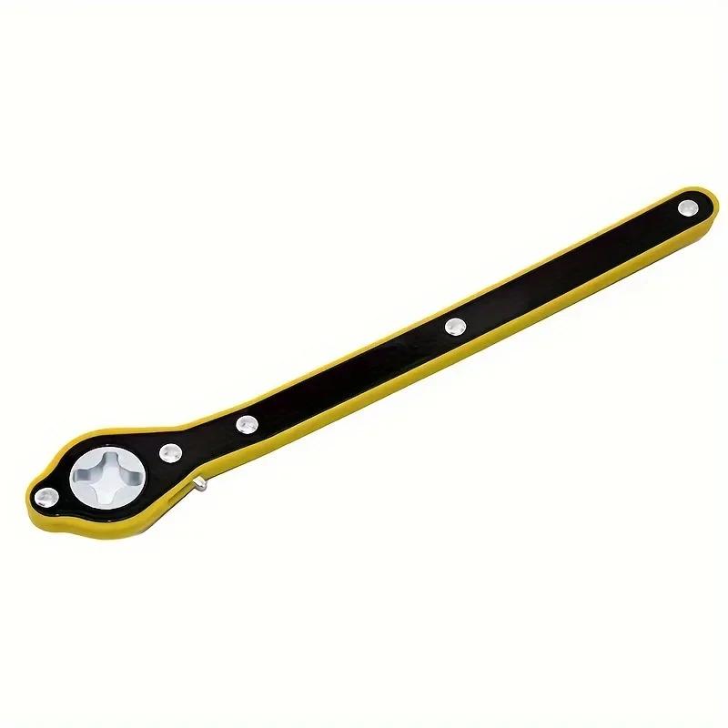 Car Wheel Hand Crank Ratchet Wrenches Garage Tire Wheel Handle Phillips Wrench Car Labor-Saving Jack Tire Repair Tool Universal
