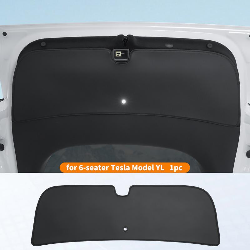 For the 2025 Tesla Model Y Juniper/Model YL Trunk Tailgate Pad Kick Pad, Rear Door Suede Protection Pad, Dirt Pad, 1 Pieceodel