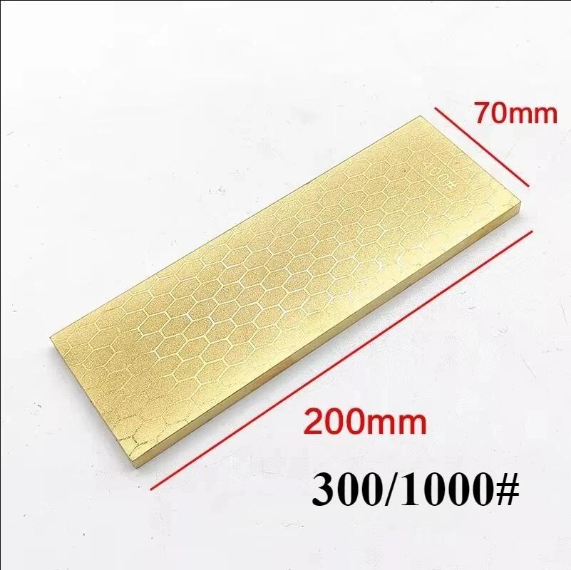 

Зерно двухстороннее, новый дизайн, алмазный камень для заточки ножей, коньки, металлическая пластина, направляющая, подставка, зернистость 400 1000 Choice