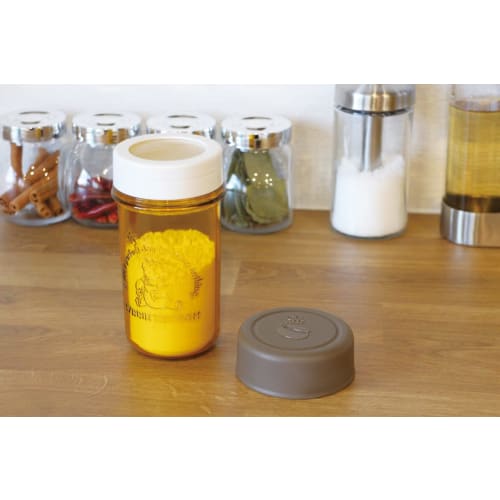 Nishiki Kasei Powder Shaker Case, Seasoning Container, Winnie the Pooh