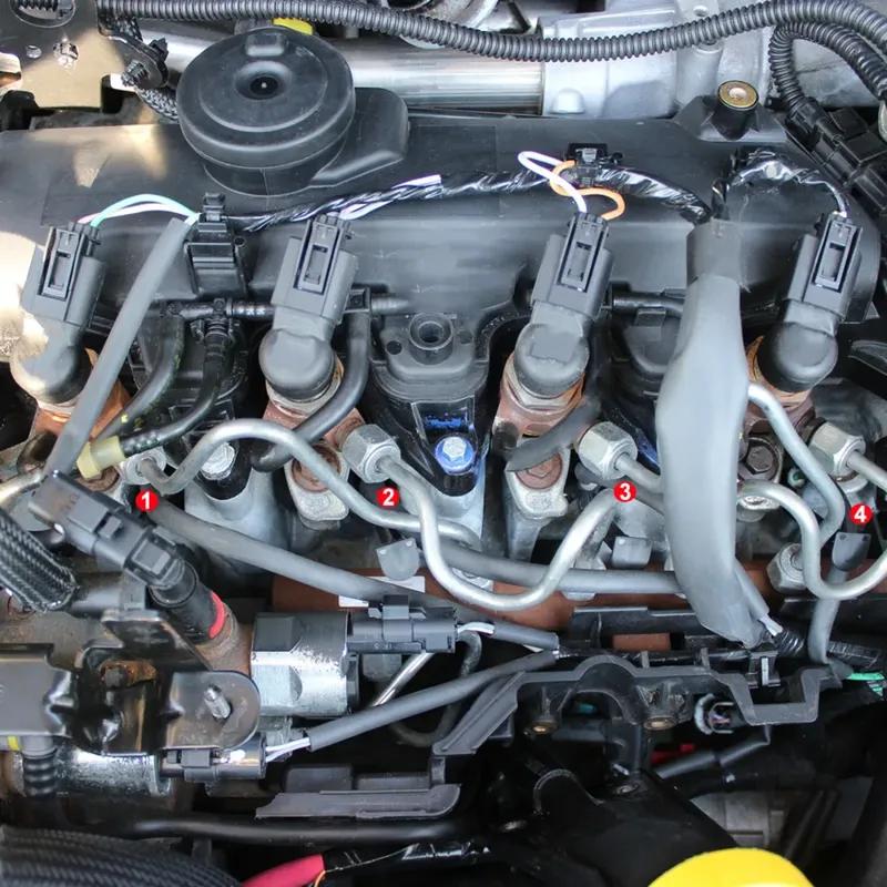 4PCS Diesel Heater Nickel Plating Glow Plugs 1.5DCi For Renault Grand Scenic 110655687R 8200682592 2009 2010 2011 2012 -