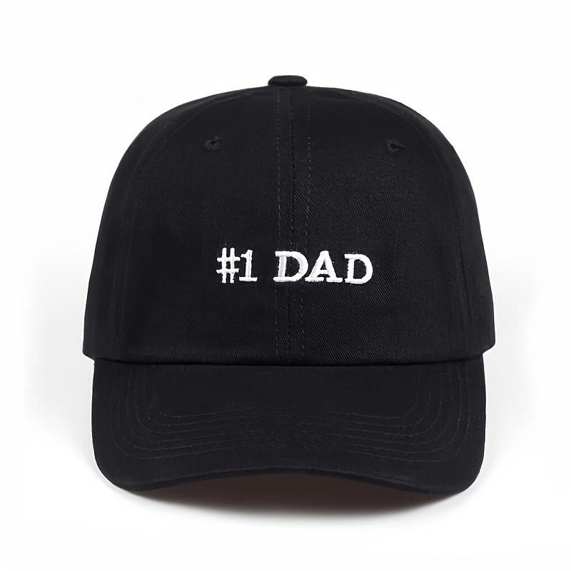 Baseball Stitching Embroidered Dad #1 Neutral Gender Women  Men For 1Piece Caps Spring And Autumn Outdoor Adjustable Casual Hats Sunscreen Hat