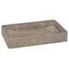 Day and Night - Day and Night Gray Marble Wall Sink 38x24x6.5 Cm