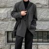 Lente Heren Formele Blazers Heren Koreaanse Mode Losse Casual Jurk Jas Heren Harajuku Sociale Pak Jas Kleding