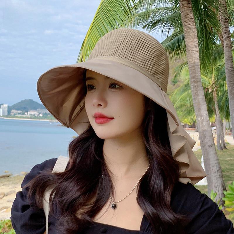 Fashion Sun Shield Hat For Women With Wide Brim And Sunblock Function For Outdoor Activities