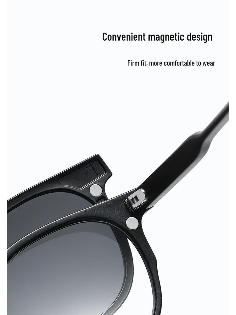 2024 High-End Magnetic Clip-On Polarized Sunglasses for Men & Women