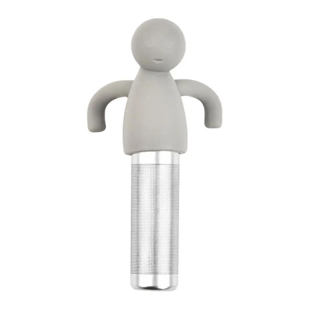 

Чайник из нержавеющей стали Кухонный аксессуар Бытовое использование Многоразовые металлические кисти для макияжа Массаж Кухня Столовая Бар Сад серый