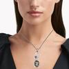 Ocean Jasper Tanzite Gemstone Mother's Day Silver Jewelry Pendant  2.75"