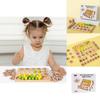 Childrens Wooden Math Manipulative With Tengrid Array For Handson Arithmetic And Cognitive Development