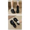Small Leather Shoes with Thick Soles for Women with Soft Soles