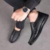 Men'S Leather Shoes Black Shoes Business Formal Wear Shoes JZ-19806