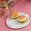 Simulation Hamburger Decompression Stress Relief Taba Squishy Toys Super Soft Pinching Cookies Fidget Toy For Anxiety Relaxation