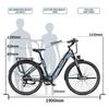 ONESPORT OT05 Pro E-Bike 250W Motor, 140km Range, 36V 22.5Ah Battery, Hydraulic Brakes & Lightweight