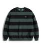 Peullukeu Slam Logo Stripe Pigment Sweatshirt Blue Green Fmt759-Z