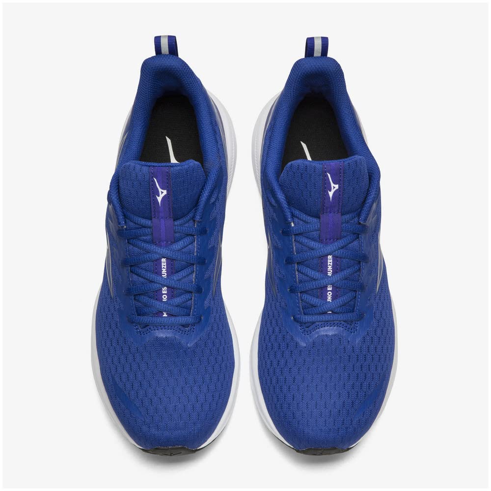 Mizuno Esperanzer Running Shoes, Perfect for Commuting, Jogging, Sports, and Exercise, Blue/Silver, Size 22.5 Cm, 4E