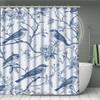 1PC Floral Shower Curtain for Bathroom Modern Bath Decor For Bathroom Shower Curtains Multi-Size Home Decor Bathroom Decor