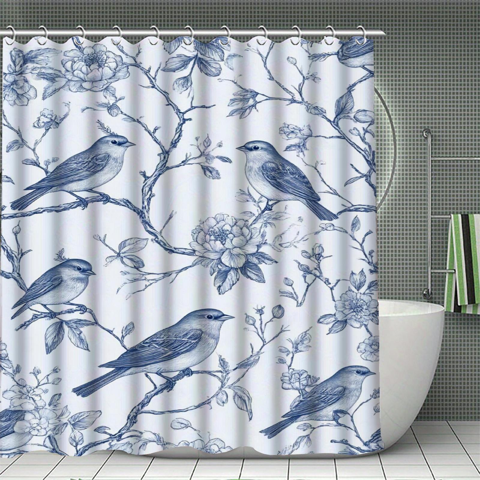 

1PC Floral Shower Curtain for Bathroom Modern Bath Decor For Bathroom Shower Curtains Multi-Size Home Decor Bathroom Decor 1pc90x180curtain