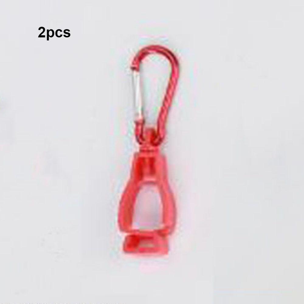 2pcs Safety Outdoor Gloves Clip Plastic Protective Gloves Clip Mountaineering Buckle Hat Clip