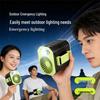 Compact Waist-Hanging High-Speed Portable Fan for Outdoor Cooling and Heat Relief