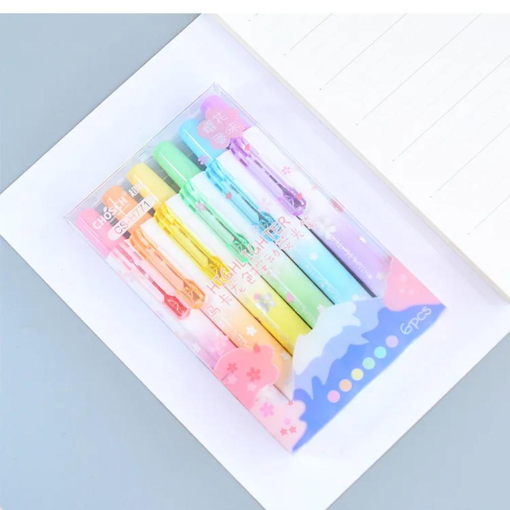 

Пластиковые выдвижные маркеры Kawaii, износостойкие ручки для рисования, студенческие