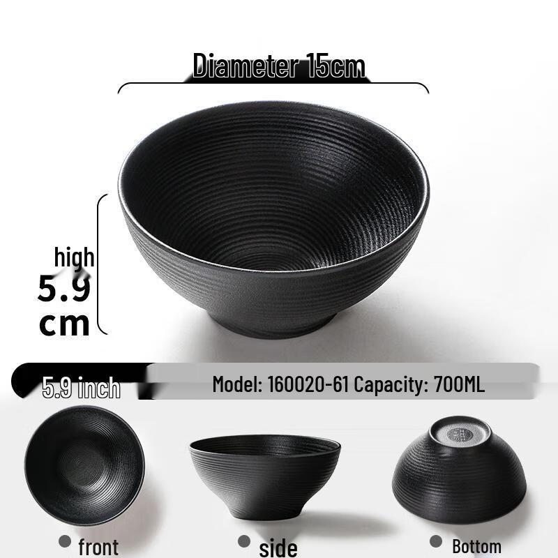 Jijun Commercial High-Temperature Melamine Noodle Bowl