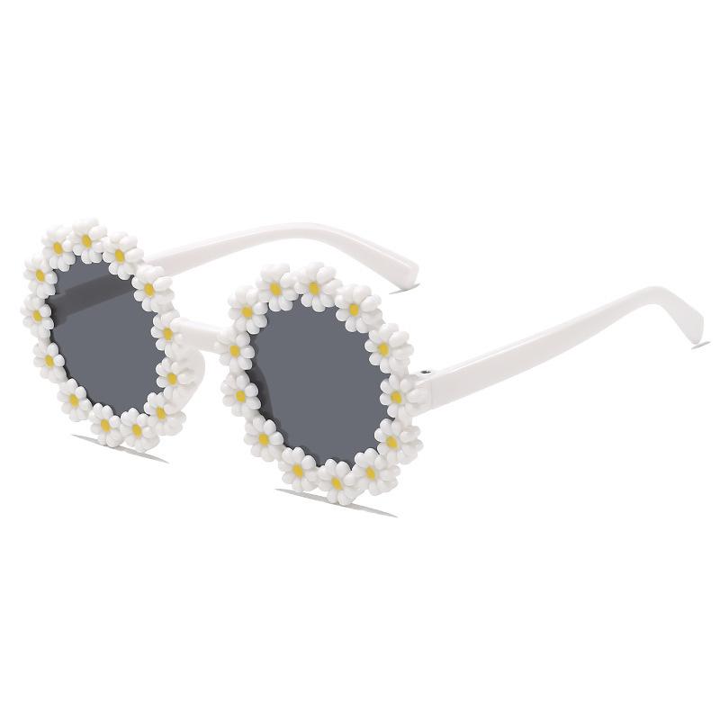 New Sunglasses, Cartoon Children's Glasses For Boys And Girls, Cute Small Flowers, Little Daisy Baby Sunglasses