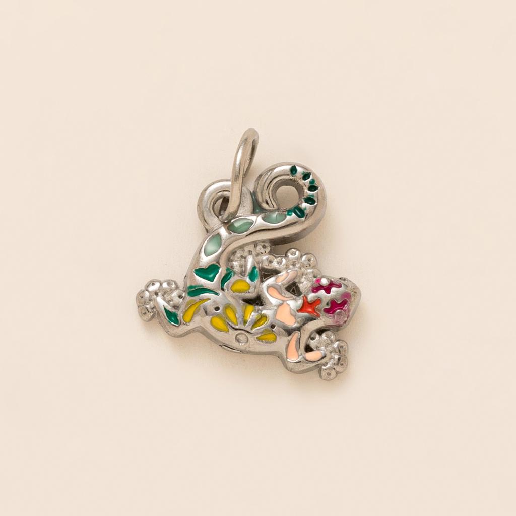 Yori 2Pcs New Stainless Steel Fruit Pendant DIY Accessories 18K Gold PVD Plated Bracelet Necklace Pendant DIY Accessories