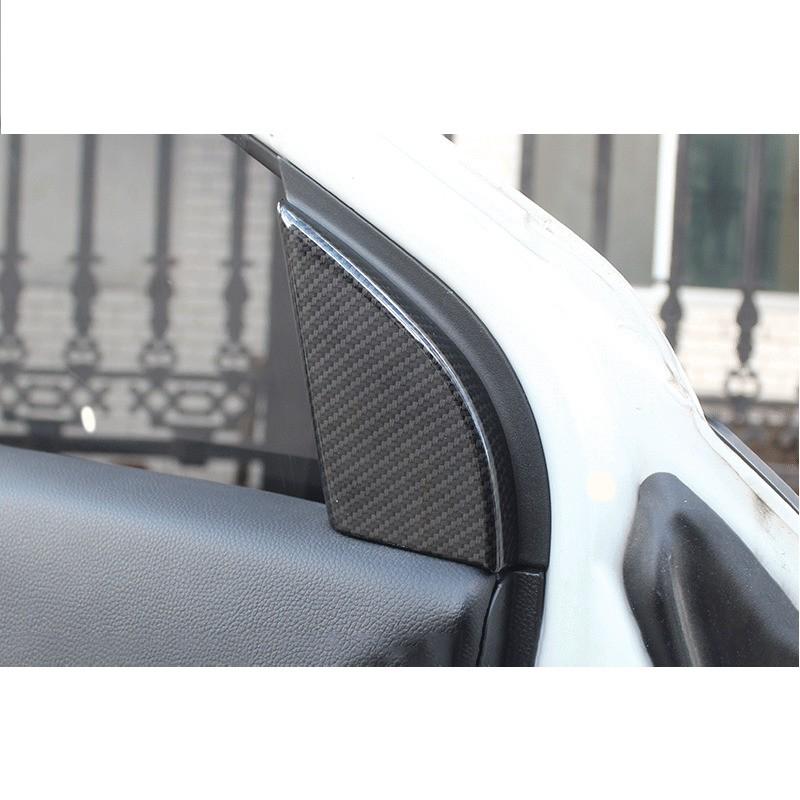 For Honda HR-V Vezel 2016-2022 Carbon Fiber A Pillar Front Triangle Cover Trim