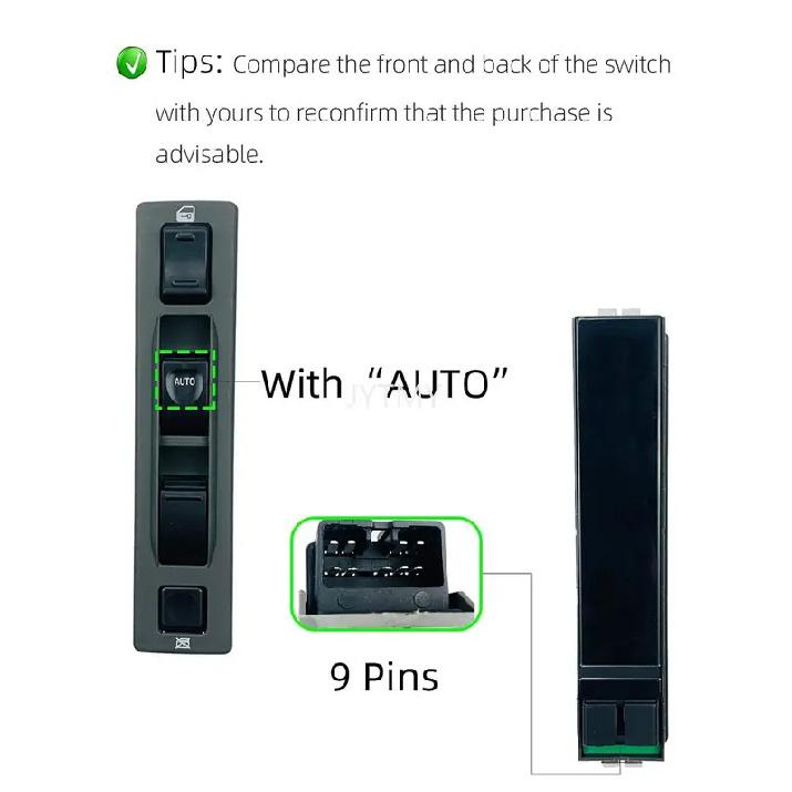 Front Left Electric Window Switch Lifter Control Button for Suzuki Sidekick 1992 1993 1994 1995 1996 1997 1998 Car Accessories