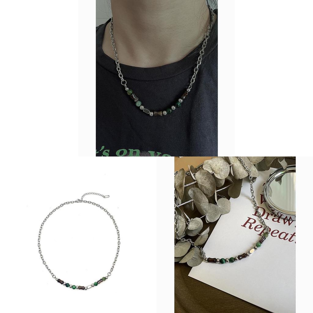 Modern Geometric Stainless Steel Cross Chain Necklace For Men And Women