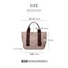 Neorry Mini Tote Bag, Small, Divided, Nylon, Women's, Lightweight, Water-Repellent, Lunch Bag, Commuter Bag, Solid Color, Eco Bag (Lavender)