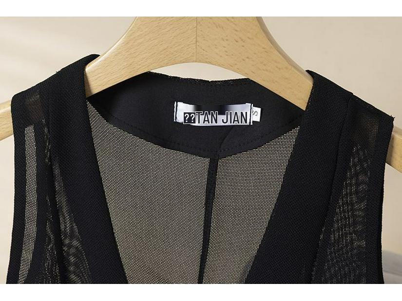 Women's V-Neck Mesh Slimming Summer Vest
