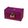Vintage Jewelry Storage Box with a Lock Retro Style Desktop Organizer Collection Gift Box  Home Use