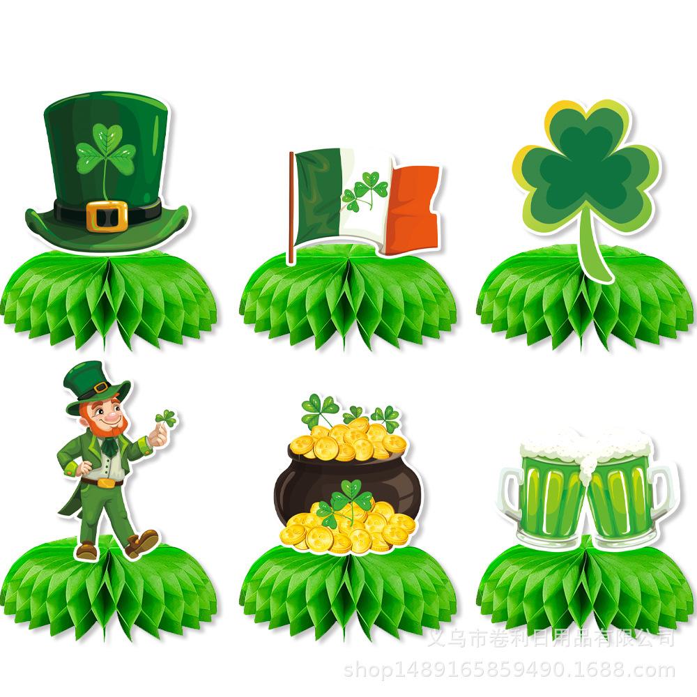 St. Patrick'S Day Party Supplies St. Patrick'S Party Decoration Arrangements Props Banners Disposable Tableware