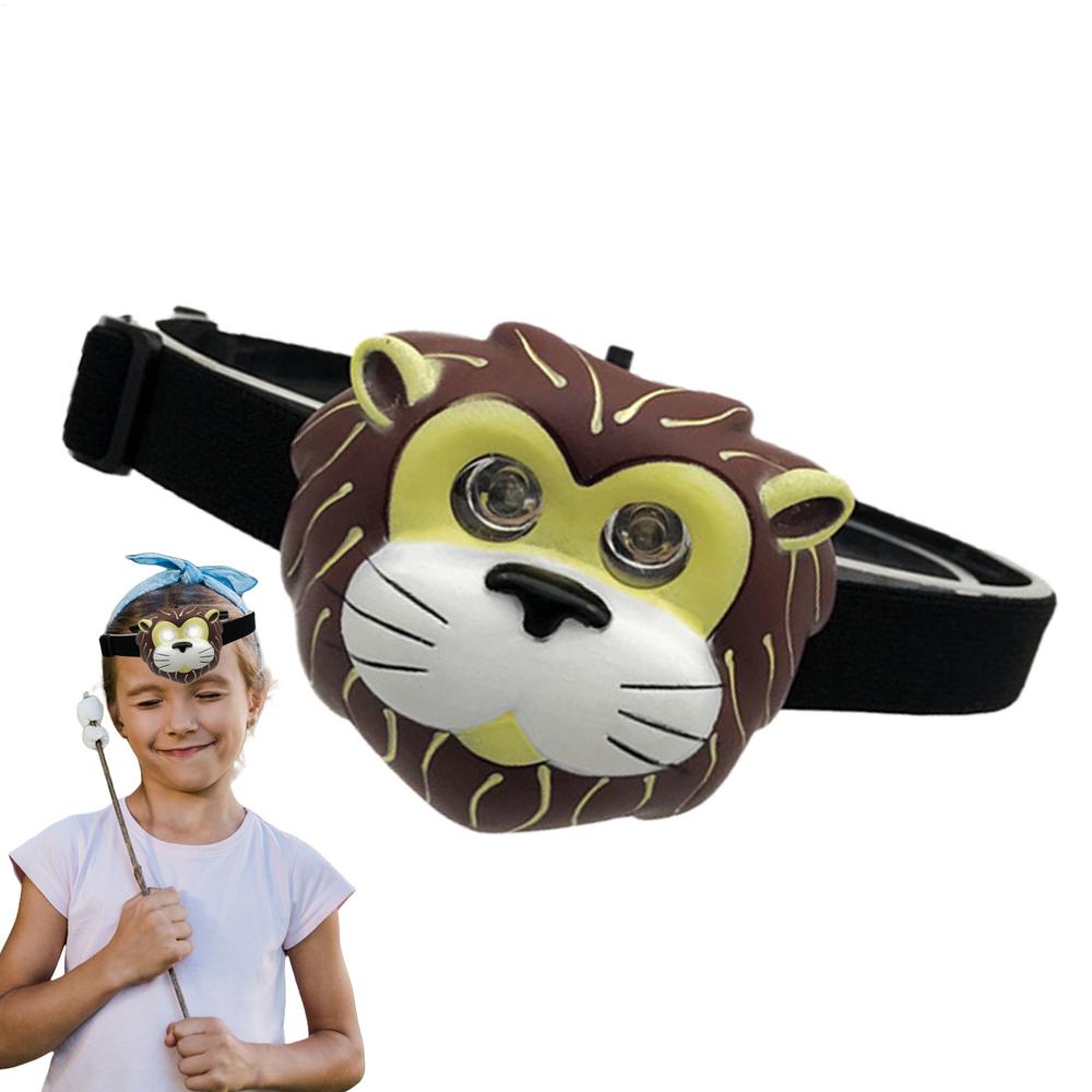 

Налобный фонарь мультяшный вращающийся детский фонарик с регулируемыми ремешками портативные налобные фонари товары для кемпинга на день рождения