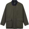 Levis Loose Comfortable Simple Color Block Collar Long Sleeve Work Jacket Men Jacket Green 003MN-0002
