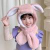 Boys Girls Autumn Winter Warm Hat Plush Cap Rabbit Ear Cartoon