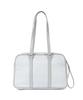 Nick&Nicole Crystal Nylon Combi Boston Bag_Silver
