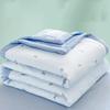 WTEMPO Thick Student Soft Dormitory Blankets Four Seasons Lightweight Quilts Retro Elegant Printed Large Size Simple Retro Foldable Blankets