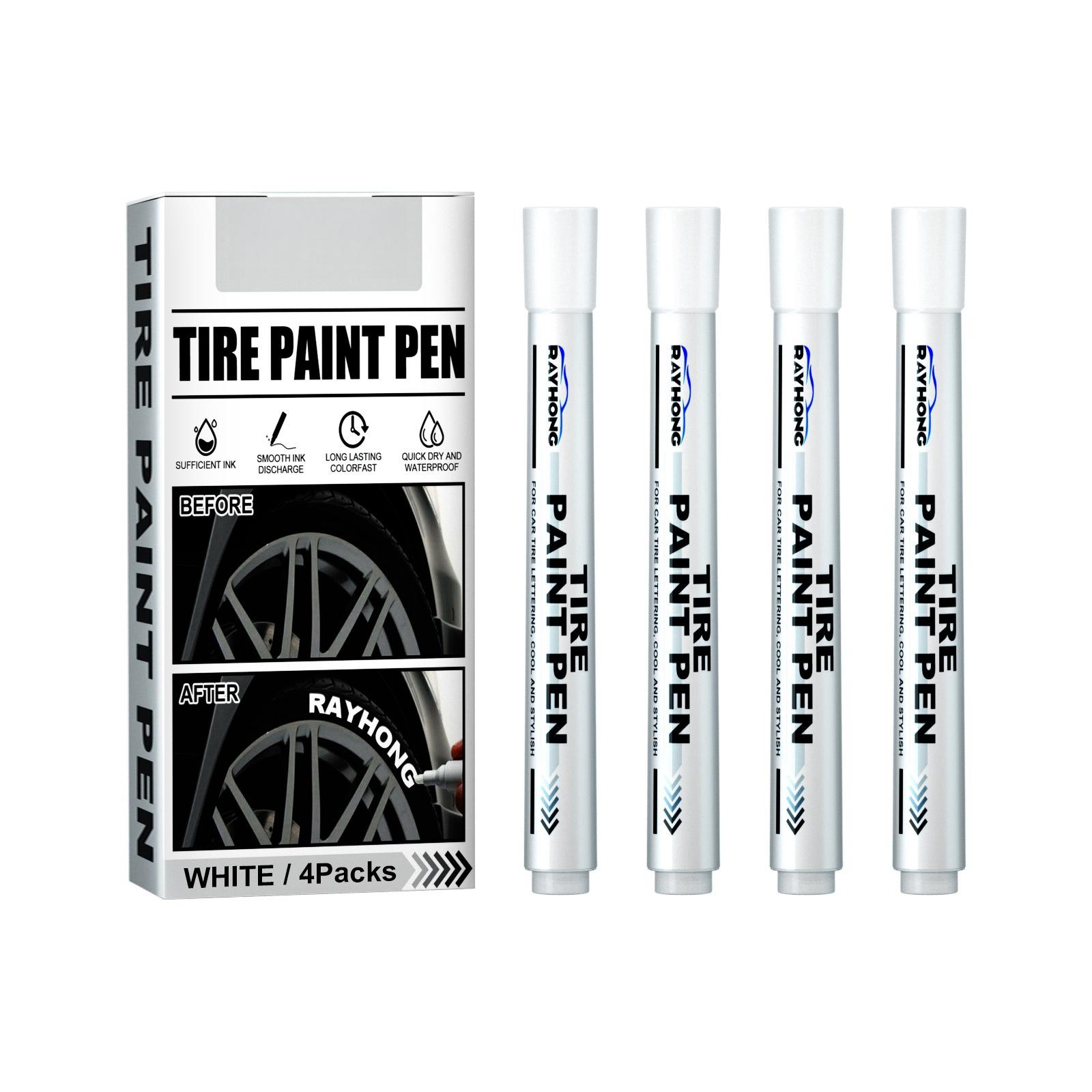 

Tire paint pen car letters pen decorative modification supplies make up graffiti tracing tire pen color marking pen