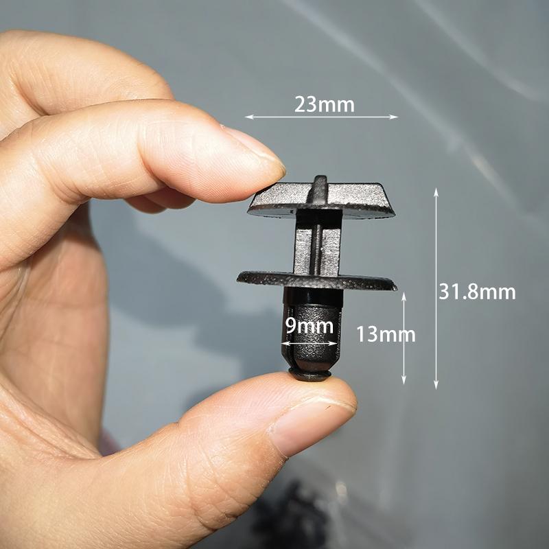 10Pcs 20Pcs Nylon Battery Cover Cowl Panel Clips Black Fastener for Land Rover Range Rover LR024316 Discovery Sport Accessories