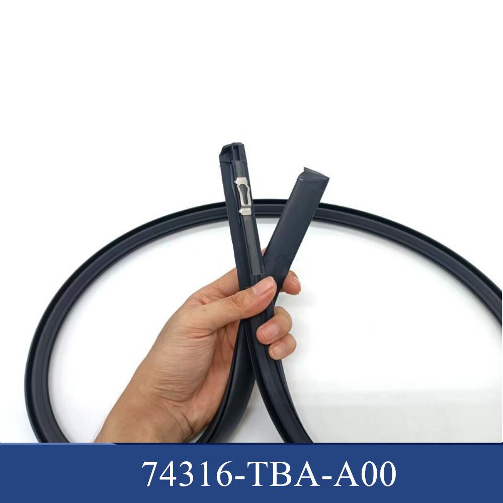 1PC Black Front Left Roof Molding Trim 74316-TBA-A00 For Honda 2016- Civic