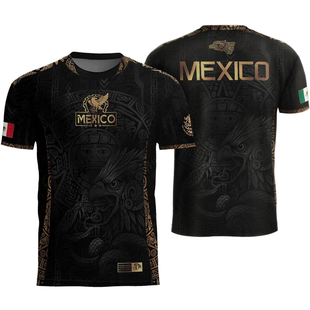 Men's Casual Short Sleeve T-Shirt Mexico Letter Print Crew Neck Lightweight Breathable Fabric Summer Top