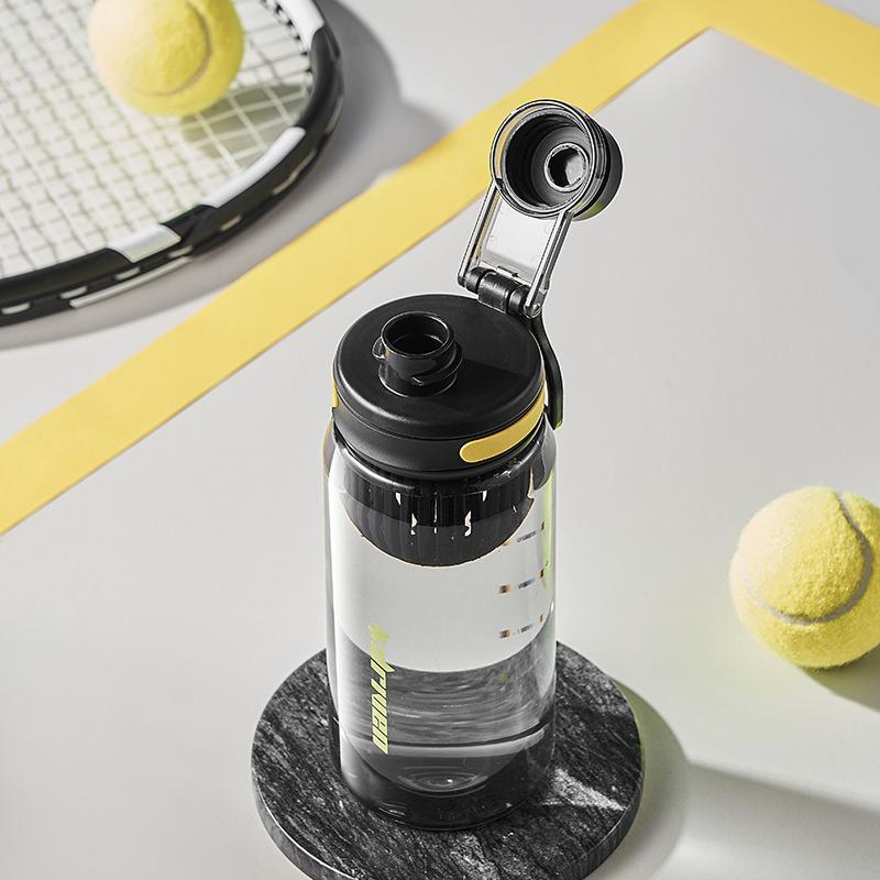 Summer Simple Sports Water Cup, Heat-resistant, Portable Cup with Tea Strainer, Plastic Cup, Anti-drop