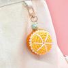Handcrafted Sunflower Keychain: Colorful Smiley Face Bag Charm Pendant – Perfect for Bookbags or as a Decorative Gift.