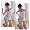 Sex underwear pajamas women's perspective side fork clothing sexy cheongsam nightdress new