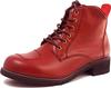 WILDWING Swallow Wine Red 25cm Genuine Leather Motorcycle Boots. Stylish and perfect for city walking. Recommended for beginners.