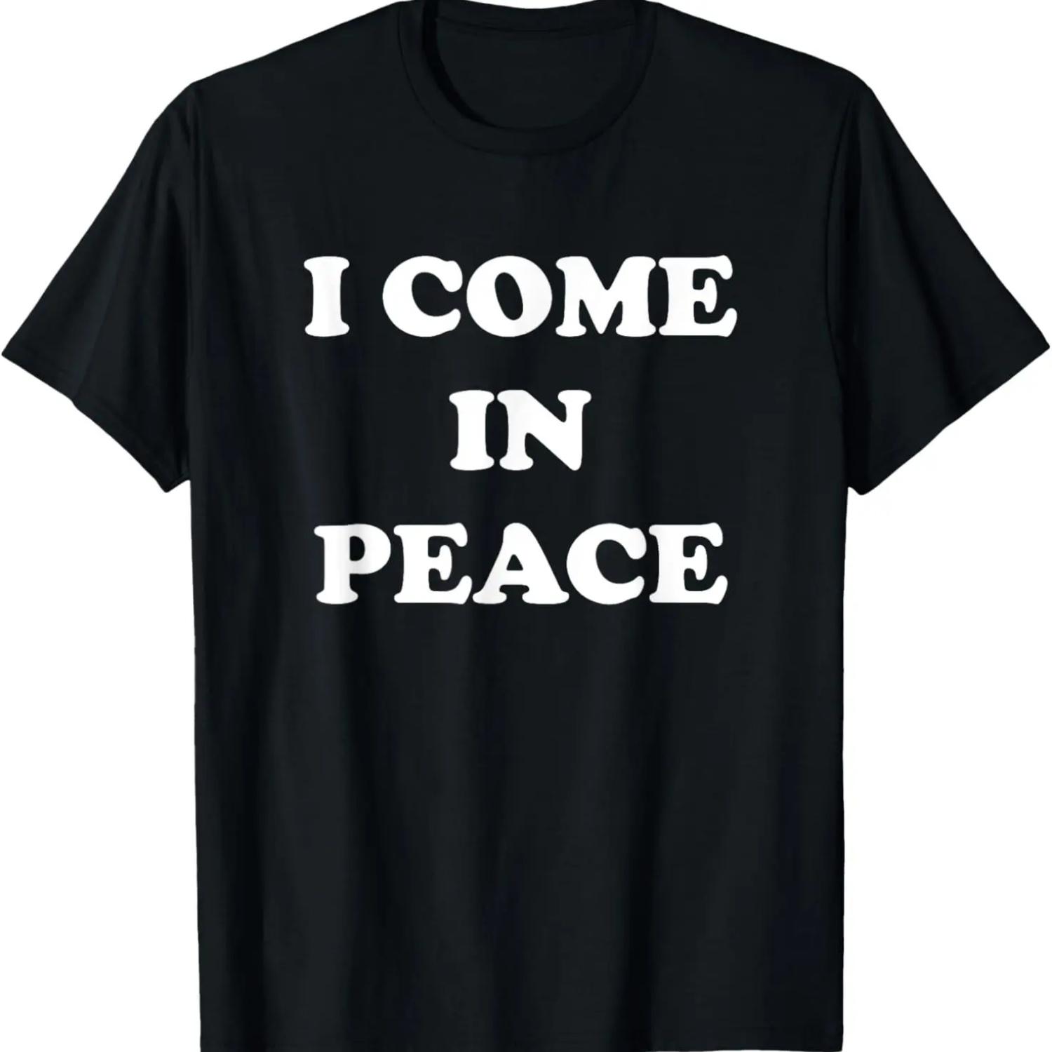 

I Come In Peace - I m Peace Apparels Funny Couple s Matching T-Shirt XXXXXL чорний
